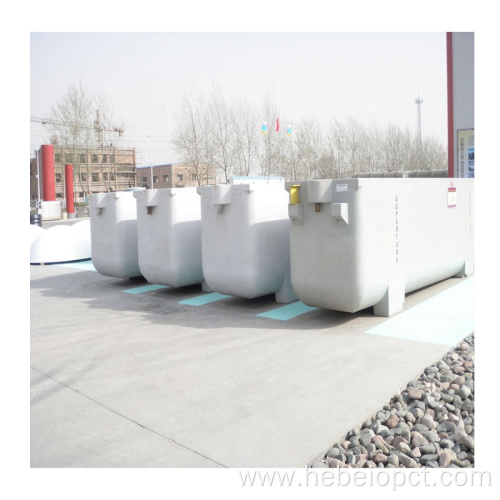 Polymer concrete FRP electrolytic cell